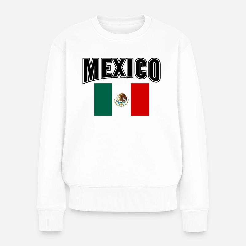 Mexico - Frauen Premium Bio Pullover - Weiß