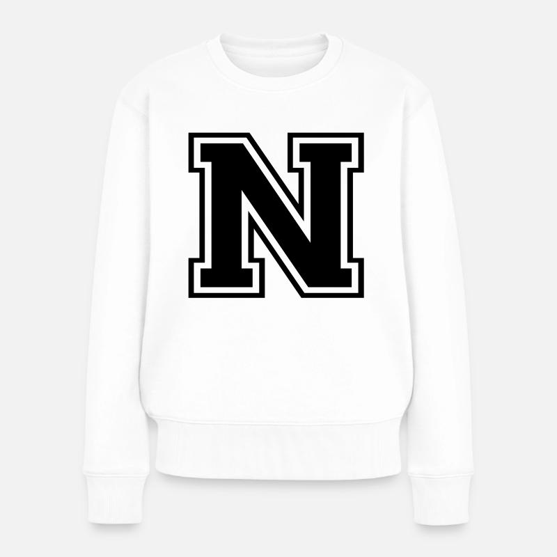 n - Frauen Premium Bio Pullover - Weiß