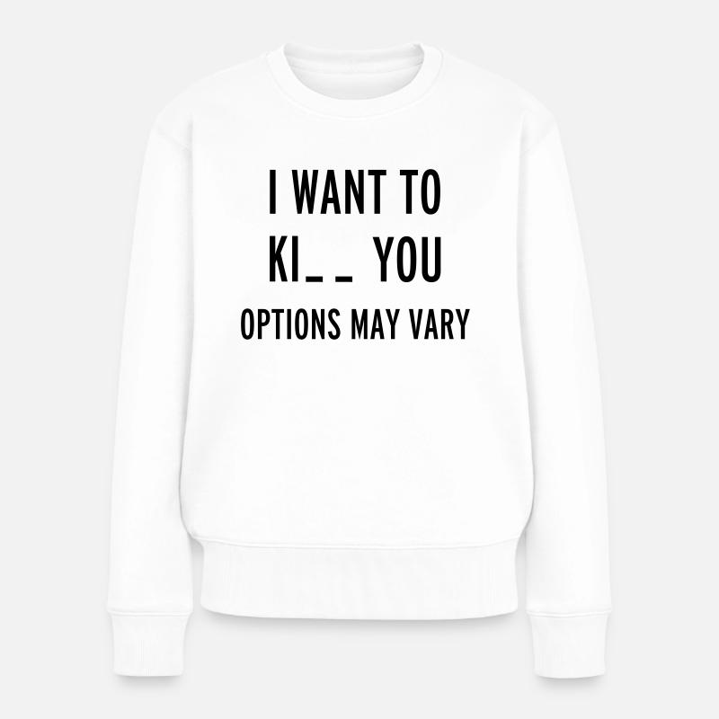 Funny - Women's Premium Organic Jumper - white