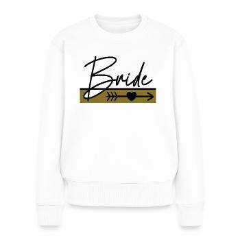 Bride Security The Bride - Women's Premium Organic Jumper - white - Front - Julia (174cm)
