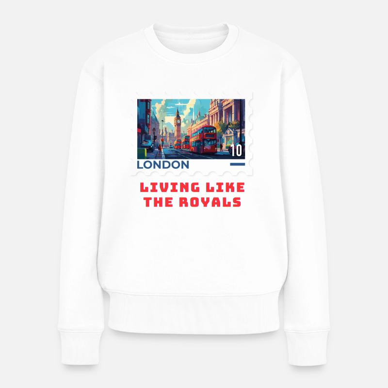 Londres - Pull Premium bio Femme - blanc