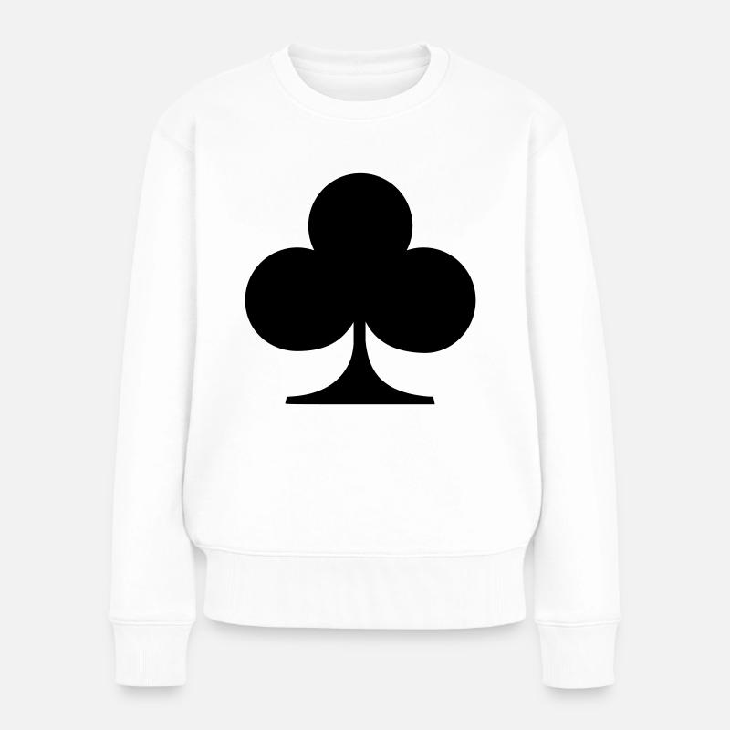 Kreuz - Frauen Premium Bio Pullover - Weiß