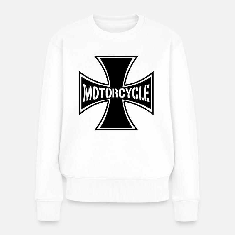 intersection - Pull Premium bio Femme - blanc