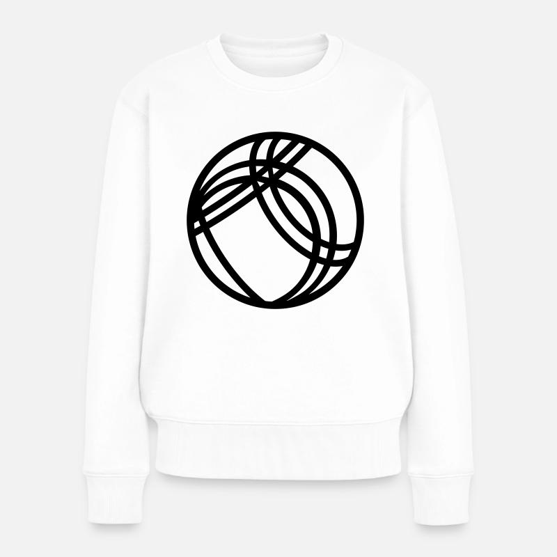 Boule - Frauen Premium Bio Pullover - Weiß