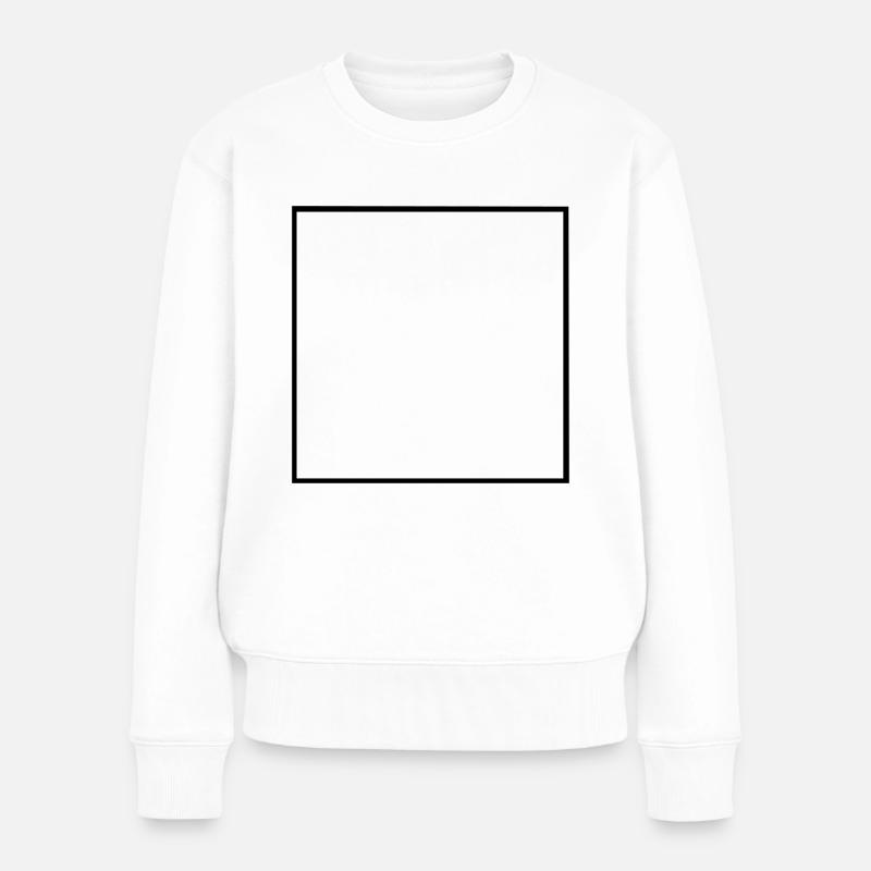 carré - Pull Premium bio Femme - blanc