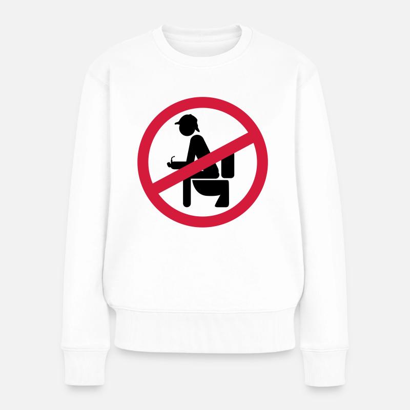 no shit sherlock - Women's Premium Organic Jumper - white