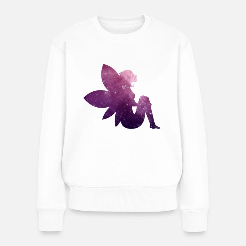 Idée cadeau fée / elfe - Pull Premium bio Femme - blanc