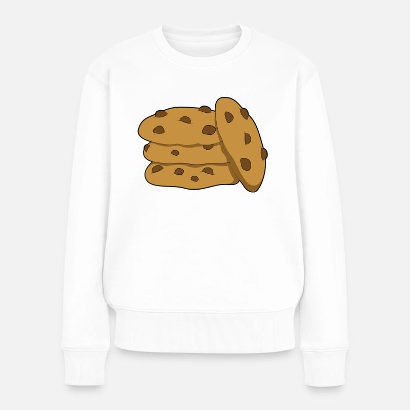 Cookie - Frauen Premium Bio Pullover - Weiß