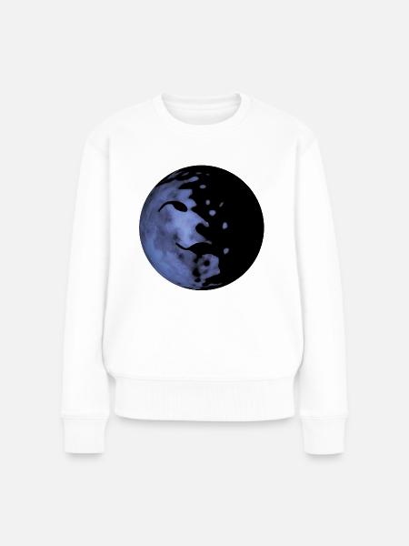 Planet - Frauen Premium Bio Pullover - Weiß