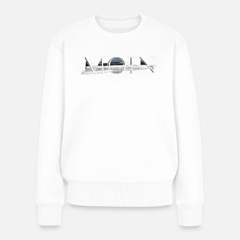 MOIN 30 - Frauen Premium Bio Pullover - Weiß