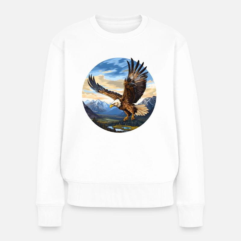 Aigle royal - Pull Premium bio Femme - blanc