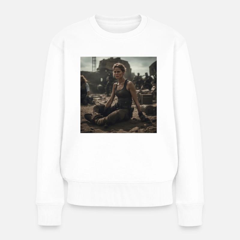 FALLOUT -Postapocalypse - Pull Premium bio Femme - blanc