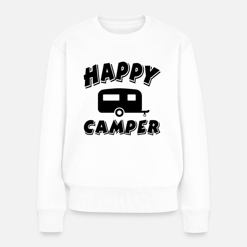 Camper - Frauen Premium Bio Pullover - Weiß