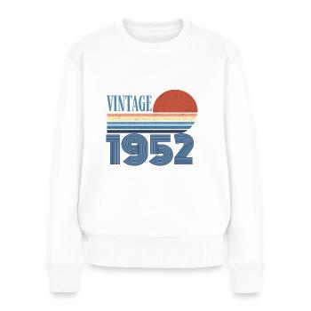 vintage 1952 - Pull Premium bio Femme - blanc - Devant - Julia (174cm)