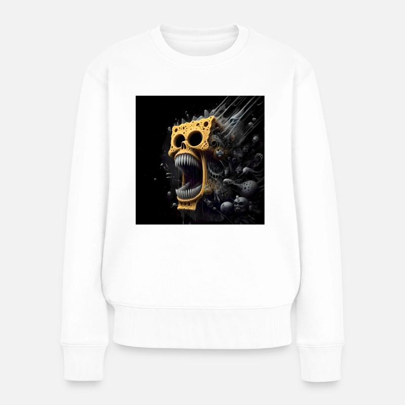 Give me a Name! - Frauen Premium Bio Pullover - Weiß