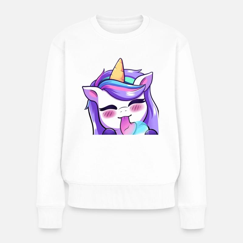 Lyaschlecki - Frauen Premium Bio Pullover - Weiß