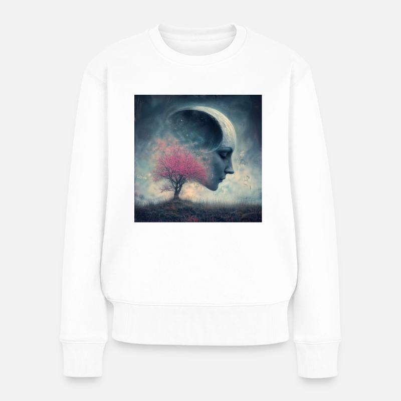 Tranquillité d’ - Pull Premium bio Femme - blanc