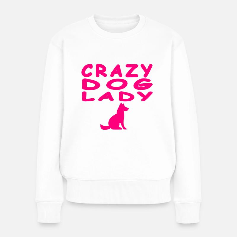 Hunde - Frauen Premium Bio Pullover - Weiß