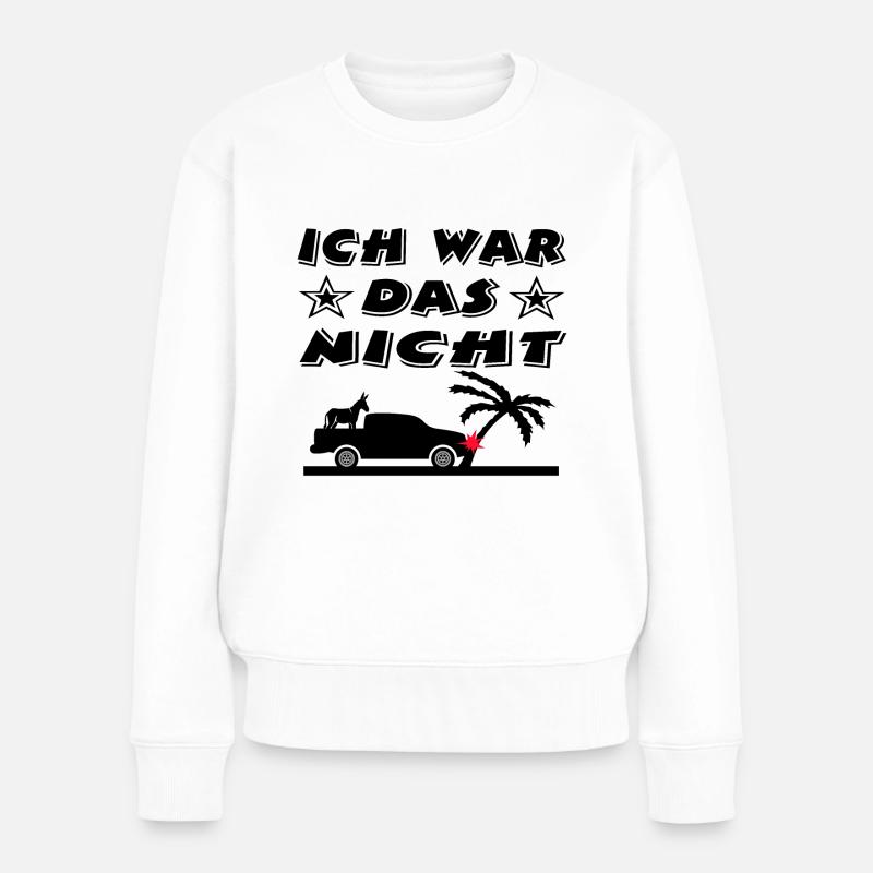 Auto - Frauen Premium Bio Pullover - Weiß