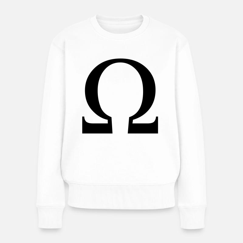 omega greek - Pull Premium bio Femme - blanc
