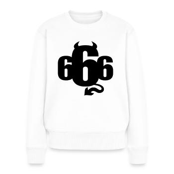 666 - Women's Premium Organic Jumper - white - Front - Julia (174cm)