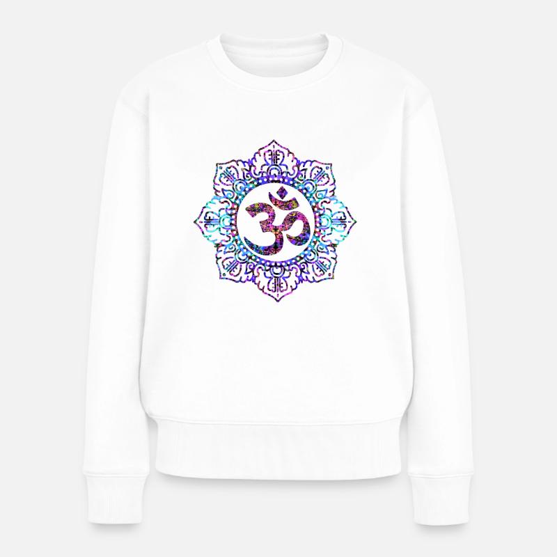 Ohm II - Frauen Premium Bio Pullover - Weiß