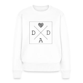 Dad Dad Daddy 2021 Birth Father's Day Gift - Women's Premium Organic Jumper - white - Front - Julia (174cm)