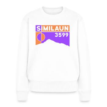 Similaun Glacier High Tour Hike Ötztal Tyrol - Women's Premium Organic Jumper - white - Front - Julia (174cm)