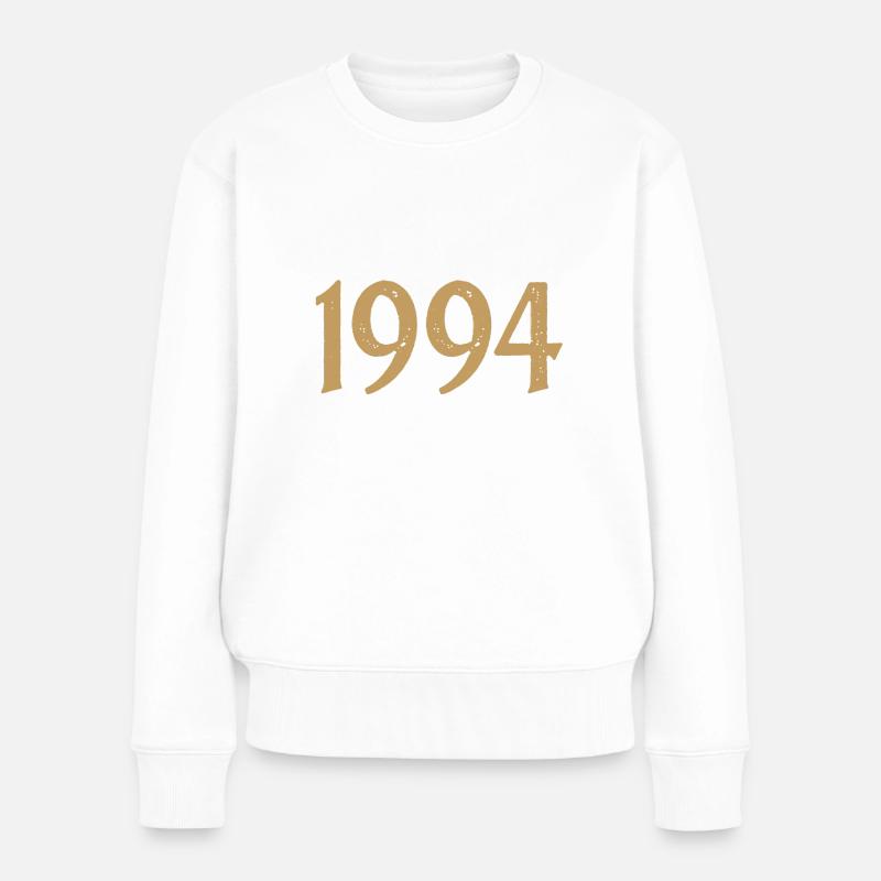 1994 Vintage - Frauen Premium Bio Pullover - Weiß