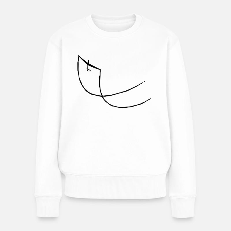 vol à voile - Pull Premium bio Femme - blanc