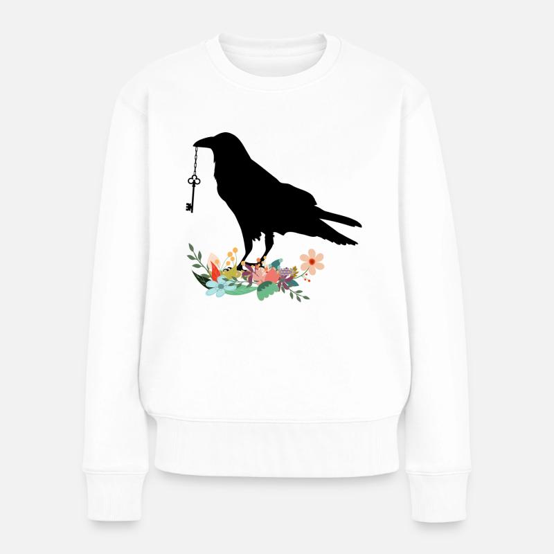 Rabe - Frauen Premium Bio Pullover - Weiß