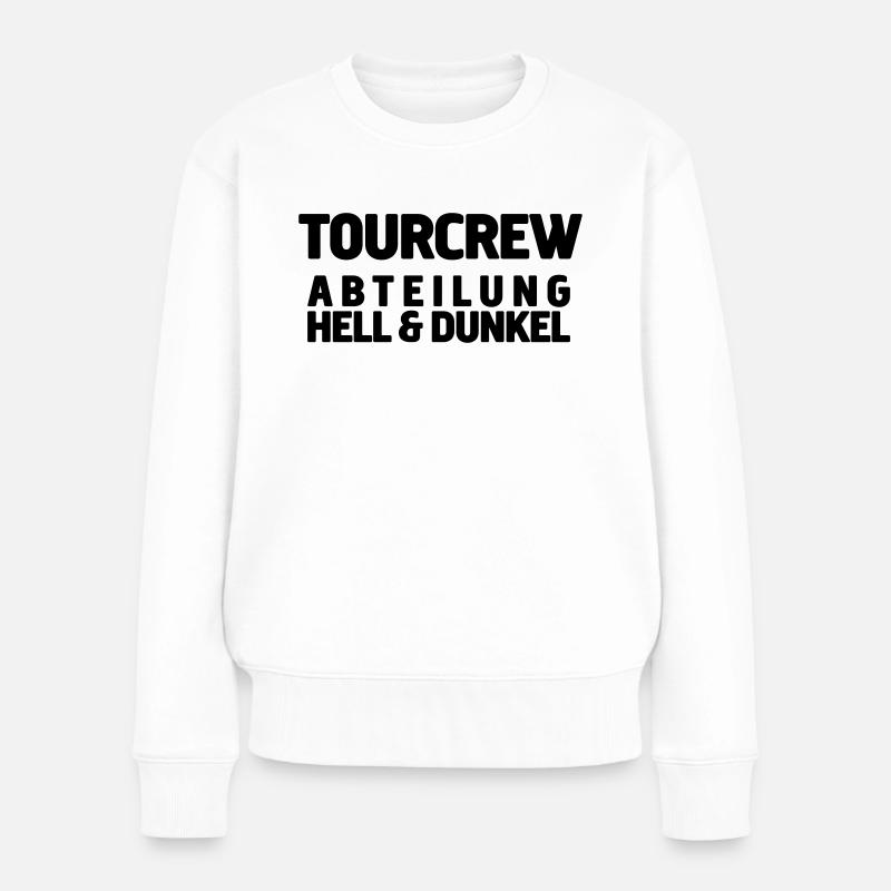 tourcrew light - Frauen Premium Bio Pullover - Weiß