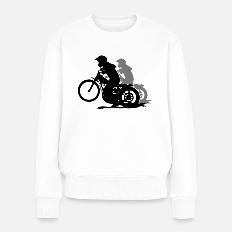 Speedway - Frauen Premium Bio Pullover - Weiß
