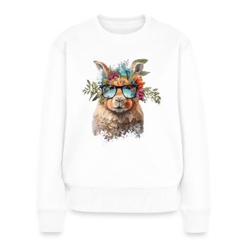 Funny Rabbit - Women's Premium Organic Jumper - white - Front - Julia (174cm)