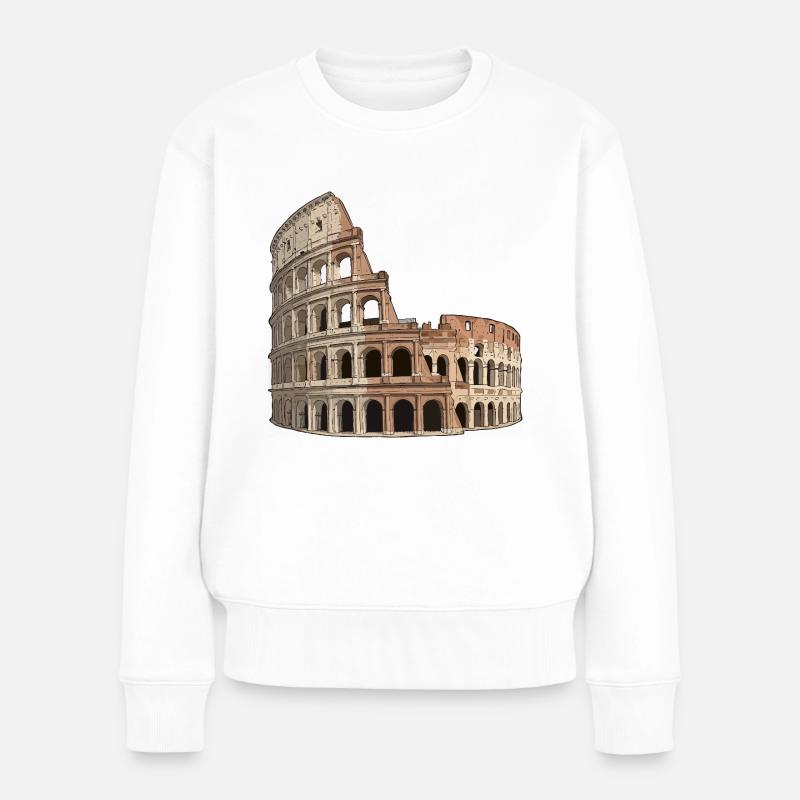 Colisée - Pull Premium bio Femme - blanc