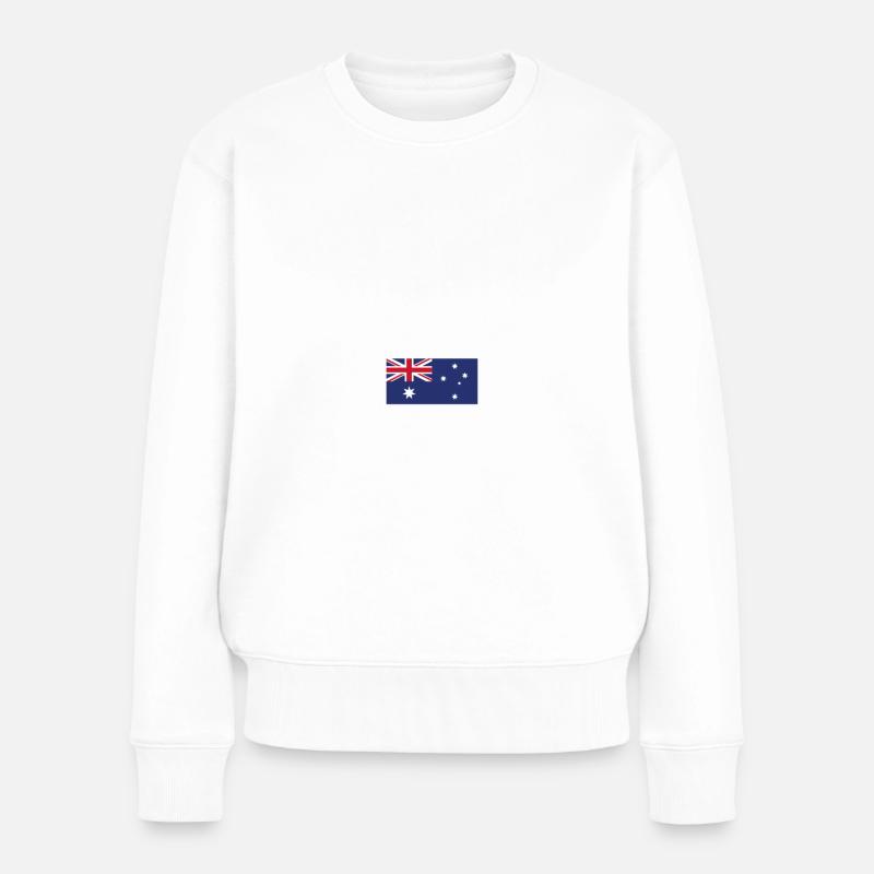 Brisbane - Frauen Premium Bio Pullover - Weiß