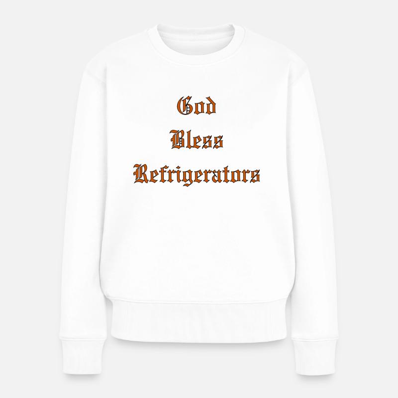 GodBlessRéfrigérateurs - Pull Premium bio Femme - blanc