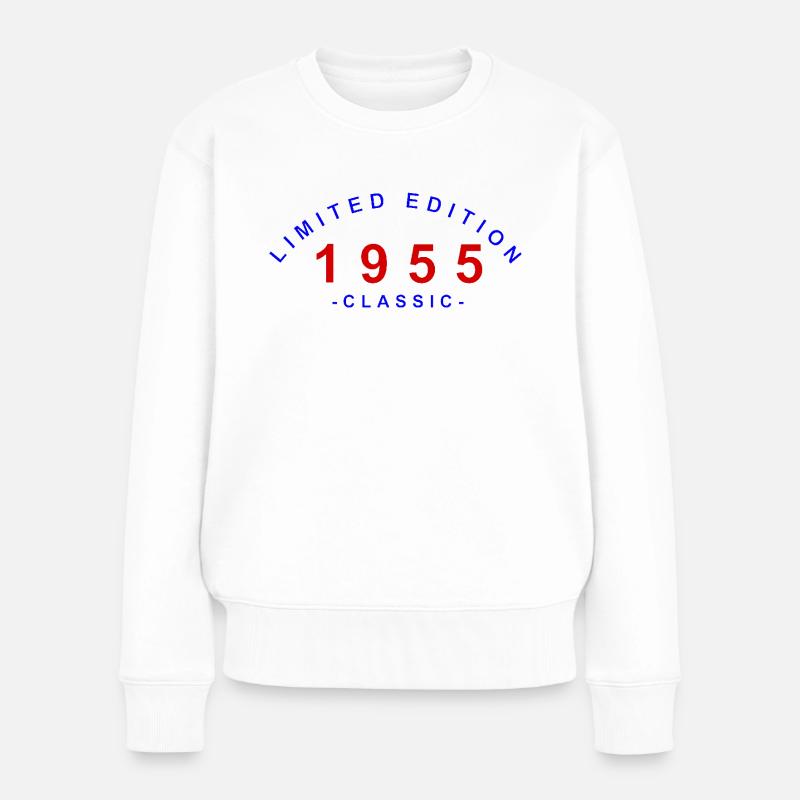 1955, édition limitée - Pull Premium bio Femme - blanc