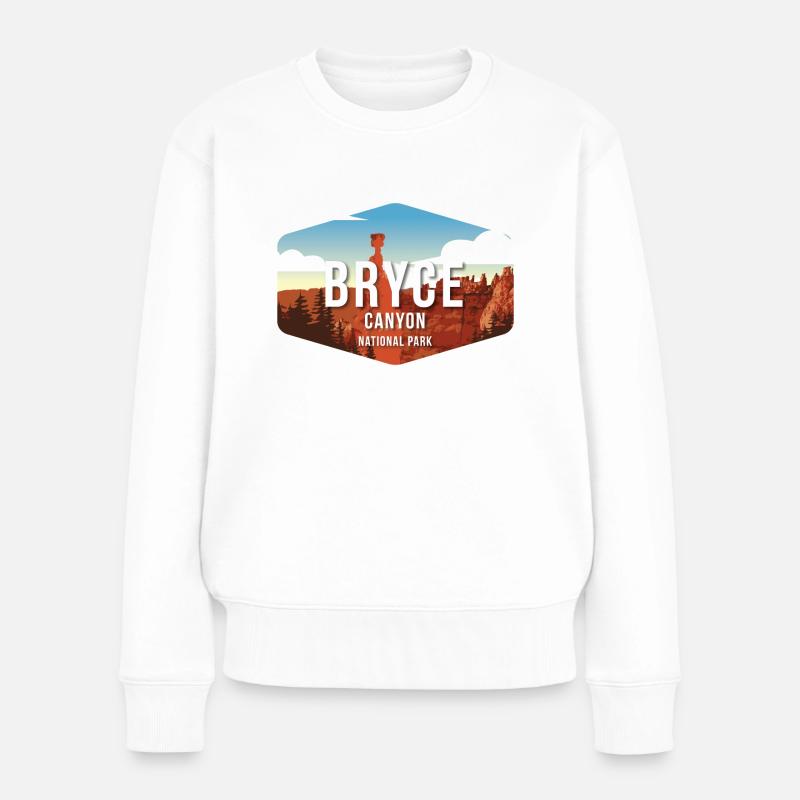 Souvenir-cadeau du parc national de Bryce Canyon - Pull Premium bio Femme - blanc