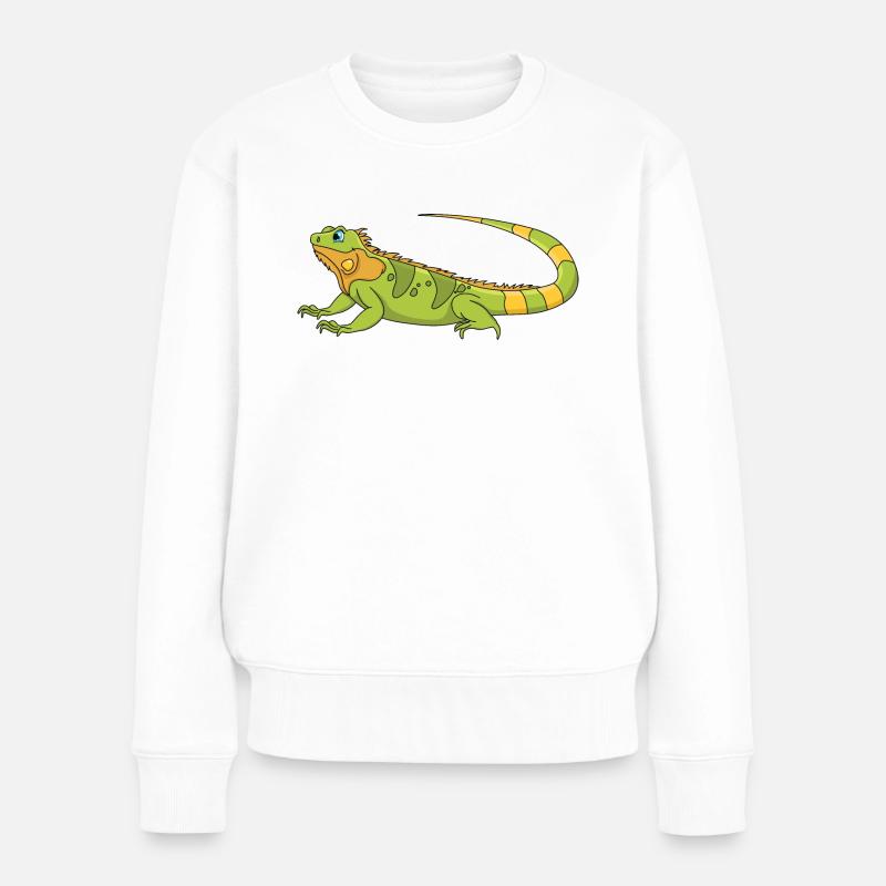 Iguane - Pull Premium bio Femme - blanc