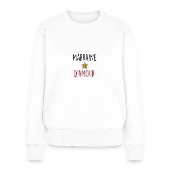 marraine - Pull Premium bio Femme - blanc - Devant - Julia (174cm)