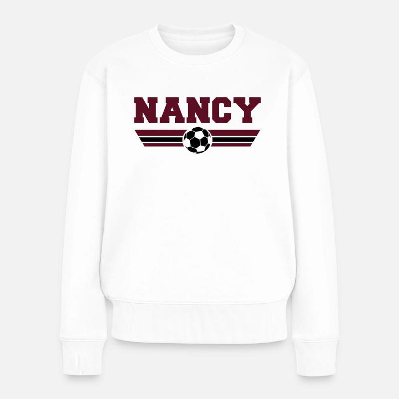 Nancy foot 2013 - Pull Premium bio Femme - blanc