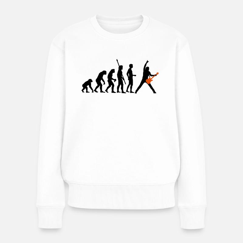evolution_guitar_112013_a_2c - Pull Premium bio Femme - blanc