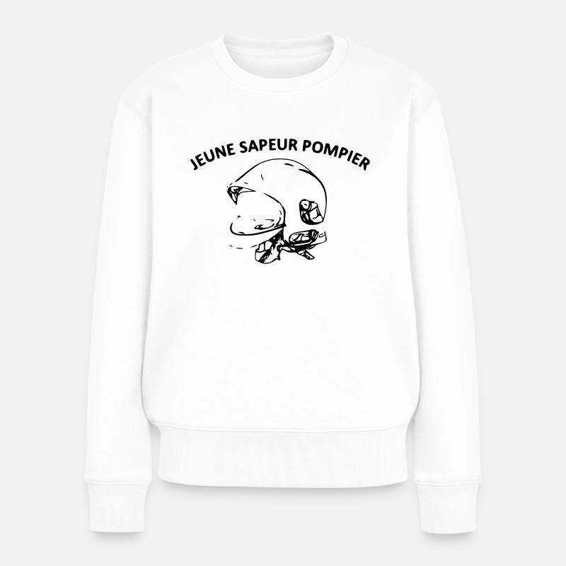 young firefighter - Women's Premium Organic Jumper - white