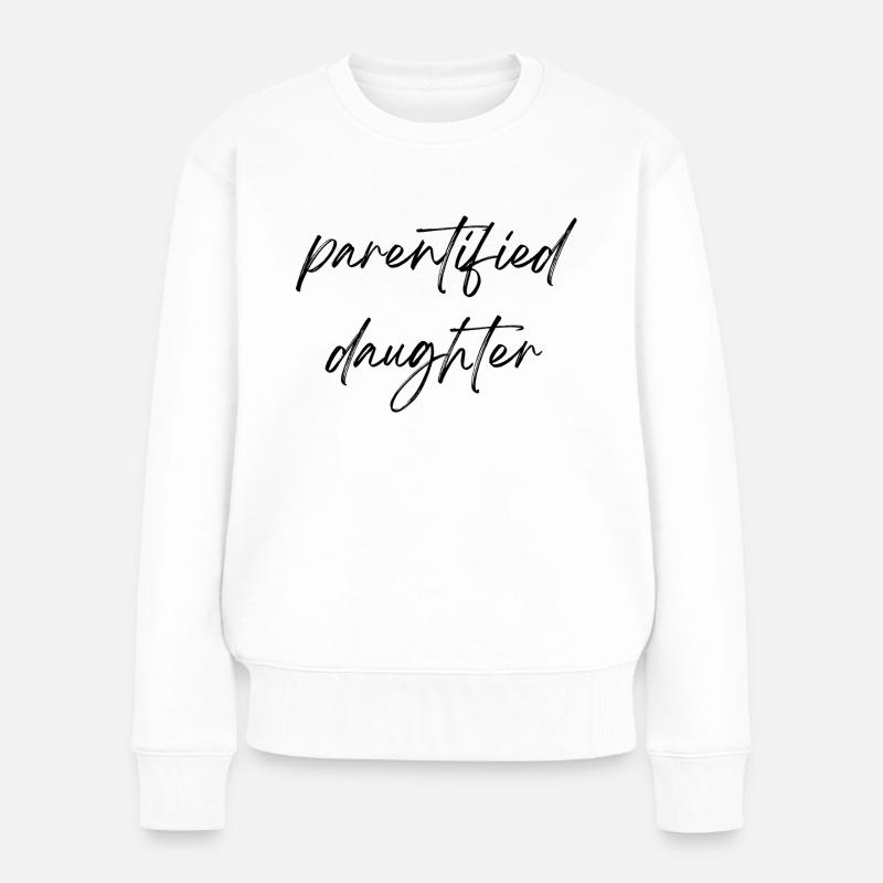 Fille parentifiée - Pull Premium bio Femme - blanc