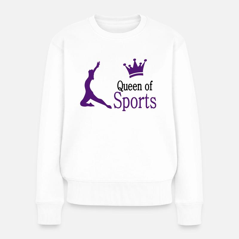 sport - Frauen Premium Bio Pullover - Weiß