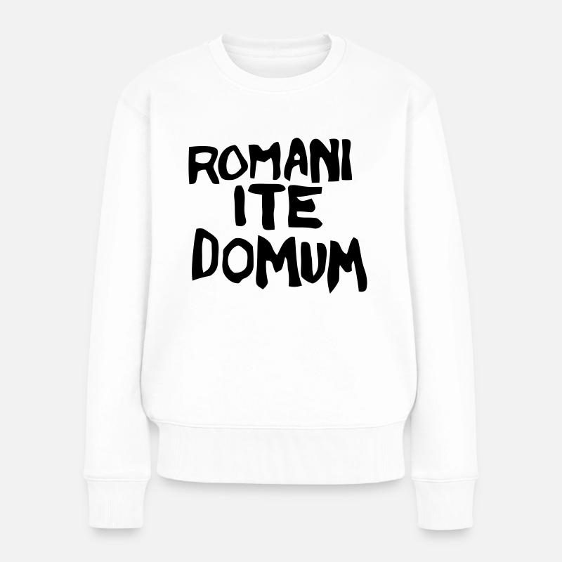 Romani ite Donum - Frauen Premium Bio Pullover - Weiß