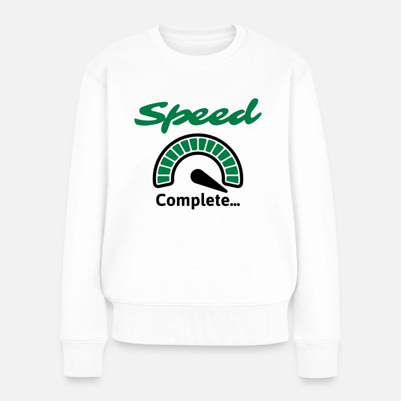 Vitesse complète ... - Pull Premium bio Femme - blanc