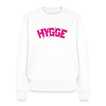 Hygge Style de vie scandinave - Pull Premium bio Femme - blanc - Devant - Julia (174cm)