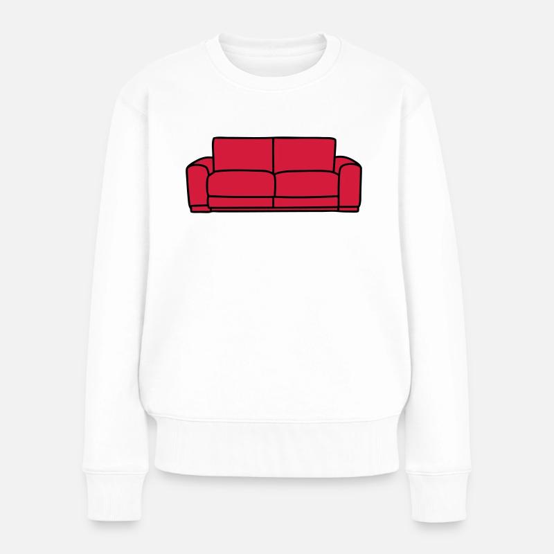 Canapé - Pull Premium bio Femme - blanc